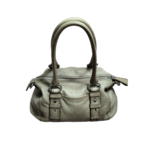 FOSSIL Maddox Leather Satchel Handbag Women's Multi Pockets Purse - Picture 3 of 16